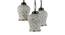 Raphael Multicolor Glass Cluster Hanging Light (Multicolor) by Urban Ladder - Design 1 Side View - 612667