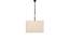 Bo Off-White  Fabric  Hanging Light (Off White) by Urban Ladder - Design 1 Side View - 612670
