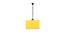 Rowen Yellow Fabric  Hanging Light (Yellow) by Urban Ladder - Design 1 Side View - 612672
