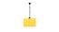 Rowen Yellow Fabric  Hanging Light (Yellow) by Urban Ladder - Design 1 Side View - 612672