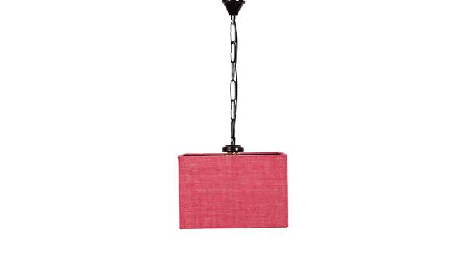 Julio Pink  Natural Fiber  Hanging Light (Pink) by Urban Ladder - Design 1 Side View - 612674