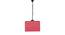 Julio Pink  Natural Fiber  Hanging Light (Pink) by Urban Ladder - Design 1 Side View - 612674