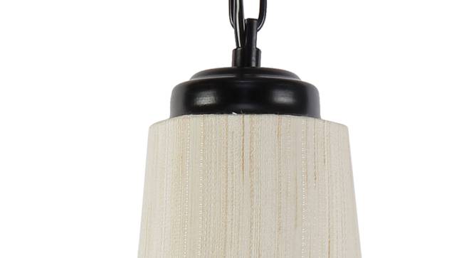 Marvin Off-White Fabric  Hanging Light (Off White) by Urban Ladder - Design 1 Side View - 612692