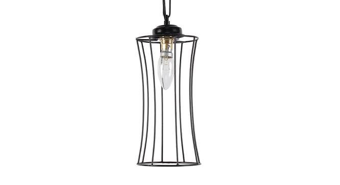 Finnley Black  Metal  Hanging Light (Black) by Urban Ladder - Design 1 Side View - 612695
