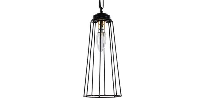 Brixton Black  Metal  Hanging Light (Black) by Urban Ladder - Design 1 Side View - 612697