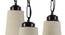 Ahmed White Natural Fiber Cluster Hanging Light (White) by Urban Ladder - Design 1 Side View - 612700