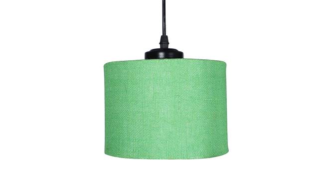 Rhys Green Natural Fiber Cluster Hanging Light (Green) by Urban Ladder - Design 1 Side View - 612724