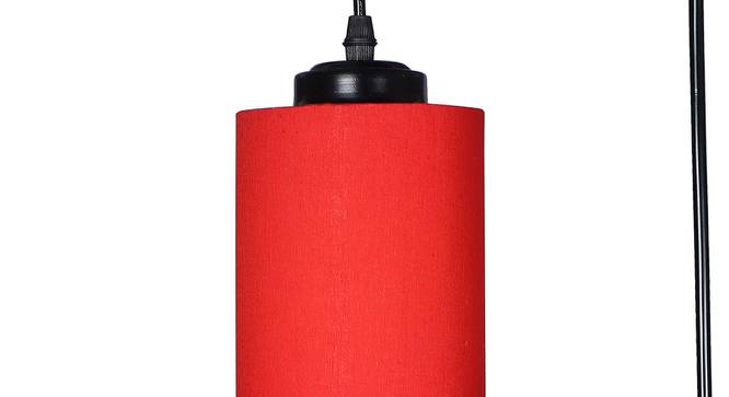 Peyton Red Fabric Cluster Hanging Light (Red) by Urban Ladder - Design 1 Side View - 612729