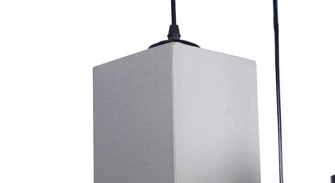 Apollo Grey Fabric Cluster Hanging Light (Grey) by Urban Ladder - Design 1 Side View - 612739