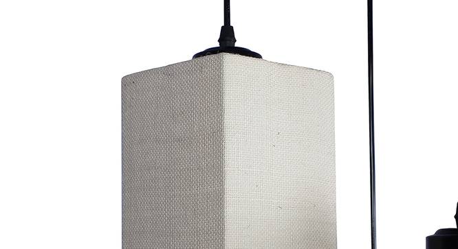 Philip White Natural Fiber Cluster Hanging Light (White) by Urban Ladder - Design 1 Side View - 612741