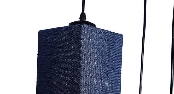 Kaison Blue Natural Fiber Cluster Hanging Light (Blue) by Urban Ladder - Design 1 Side View - 612742