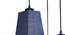 Adan Blue Natural Fiber Cluster Hanging Light (Blue) by Urban Ladder - Design 1 Side View - 612751