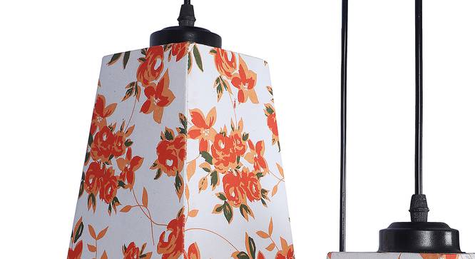 Alonzo Multicolor Fabric Cluster Hanging Light (Multicolor) by Urban Ladder - Design 1 Side View - 612753