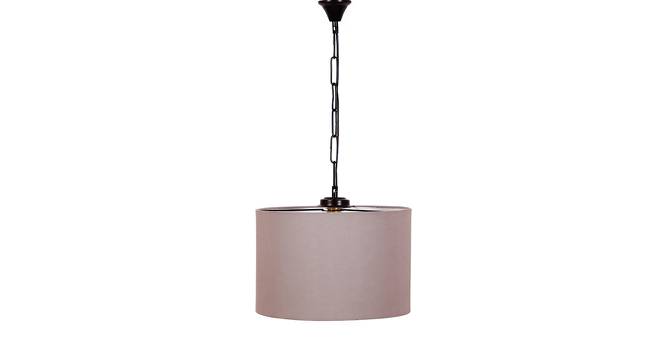 Drew Grey  Fabric  Hanging Light (Grey) by Urban Ladder - Design 1 Side View - 612757