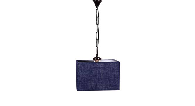 Conrad Blue  Natural Fiber  Hanging Light (Blue) by Urban Ladder - Design 1 Side View - 612764