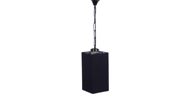 Gerardo Black  Fabric  Hanging Light (Black) by Urban Ladder - Design 1 Side View - 612767