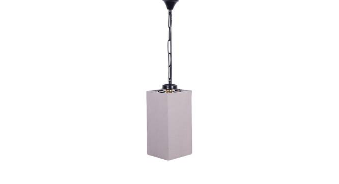 Ronald Grey  Fabric  Hanging Light (Grey) by Urban Ladder - Design 1 Side View - 612769