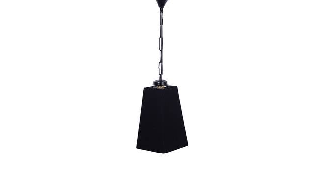 Alec Black  Fabric  Hanging Light (Black) by Urban Ladder - Design 1 Side View - 612780