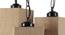 Layton Beige  Natural Fiber Cluster Hanging Light (Beige) by Urban Ladder - Design 1 Side View - 612788