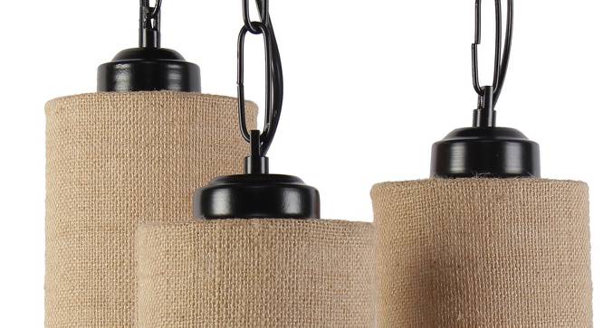 Trenton Beige  Natural Fiber Cluster Hanging Light (Beige) by Urban Ladder - Design 1 Side View - 612789