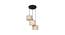 Franklin Beige Natural Fiber Cluster Hanging Light (Beige) by Urban Ladder - Front View Design 1 - 612802