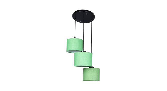 Rhys Green Natural Fiber Cluster Hanging Light (Green) by Urban Ladder - Front View Design 1 - 612806