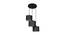 Hugo Black Natural Fiber Cluster Hanging Light (Black) by Urban Ladder - Front View Design 1 - 612811