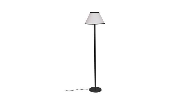 Carmelo Multicolor Fabric Shade Floor Lamp with Black  Iron Base (Multicolor) by Urban Ladder - Design 1 Side View - 612817