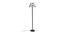 Jedidiah Multicolor Fabric Shade Floor Lamp with Black  Iron Base (Multicolor) by Urban Ladder - Design 1 Side View - 612826