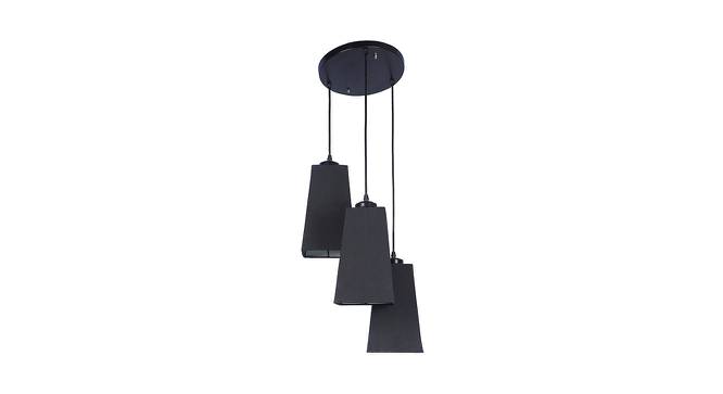 Ford Black Fabric Cluster Hanging Light (Black) by Urban Ladder - Front View Design 1 - 612828