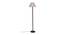 Lochlan Multicolor Fabric Shade Floor Lamp with Black  Iron Base (Multicolor) by Urban Ladder - Design 1 Side View - 612829