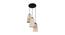Ruben Beige Natural Fiber Cluster Hanging Light (Beige) by Urban Ladder - Front View Design 1 - 612830
