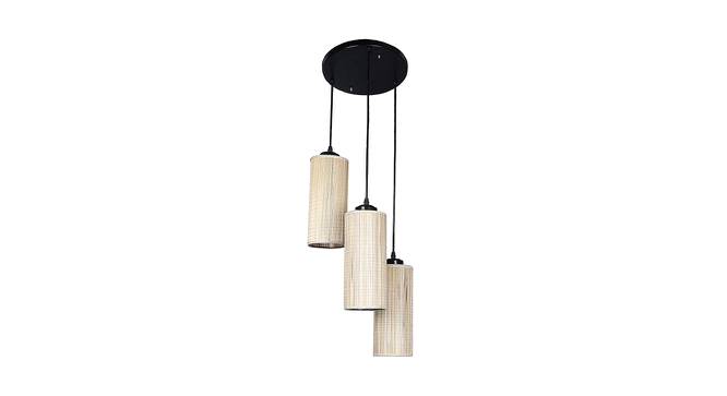 Dax Beige Bamboo Cluster Hanging Light (Beige) by Urban Ladder - Front View Design 1 - 612834