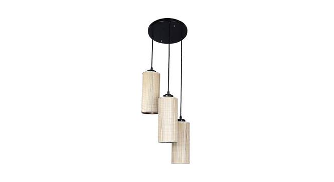 Dax Beige Bamboo Cluster Hanging Light (Beige) by Urban Ladder - Front View Design 1 - 612834