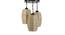 Colby Beige  Bamboo Cluster Hanging Light (Beige) by Urban Ladder - Front View Design 1 - 612861