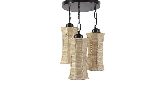 Shiloh Beige  Bamboo Cluster Hanging Light (Beige) by Urban Ladder - Front View Design 1 - 612862