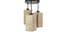 Valentino Beige  Bamboo Cluster Hanging Light (Beige) by Urban Ladder - Front View Design 1 - 612863