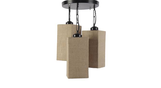 Layton Beige  Natural Fiber Cluster Hanging Light (Beige) by Urban Ladder - Front View Design 1 - 612864
