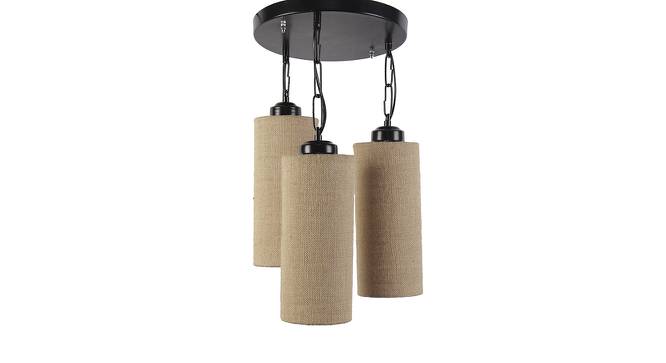 Trenton Beige  Natural Fiber Cluster Hanging Light (Beige) by Urban Ladder - Front View Design 1 - 612865
