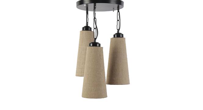 Gustavo Beige  Natural Fiber Cluster Hanging Light (Beige) by Urban Ladder - Front View Design 1 - 612867