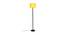Krew Yellow Fabric Shade Floor Lamp with Black  Iron Base (Yellow) by Urban Ladder - Front View Design 1 - 612870