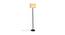Augustine Multicolor Fabric Shade Floor Lamp with Black  Iron Base (Multicolor) by Urban Ladder - Front View Design 1 - 612876