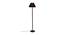 Vihaan Black Fabric Shade Floor Lamp with Black  Iron Base (Black) by Urban Ladder - Front View Design 1 - 612879