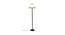 Carmelo Multicolor Fabric Shade Floor Lamp with Black  Iron Base (Multicolor) by Urban Ladder - Front View Design 1 - 612884