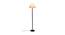 Jimmy Multicolor Fabric Shade Floor Lamp with Black  Iron Base (Multicolor) by Urban Ladder - Front View Design 1 - 612891