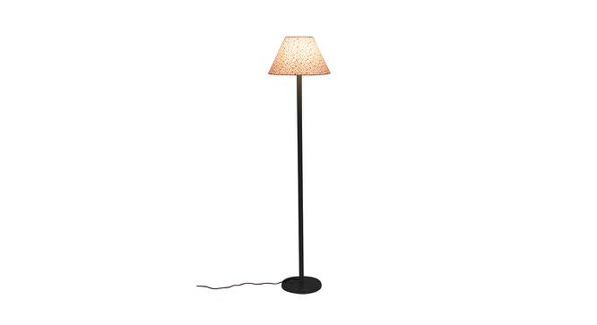 Lochlan Multicolor Fabric Shade Floor Lamp with Black  Iron Base (Multicolor) by Urban Ladder - Front View Design 1 - 612892
