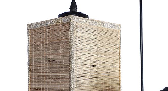 Kasen Beige Bamboo Cluster Hanging Light (Beige) by Urban Ladder - Design 1 Side View - 612898