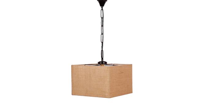 Kenzo Beige  Natural Fiber  Hanging Light (Beige) by Urban Ladder - Design 1 Side View - 612900