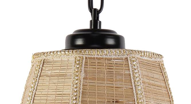 Johan Beige  Bamboo  Hanging Light (Beige) by Urban Ladder - Design 1 Side View - 612906