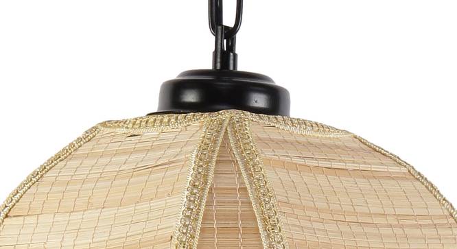 Watson Beige  Bamboo  Hanging Light (Beige) by Urban Ladder - Design 1 Side View - 612909
